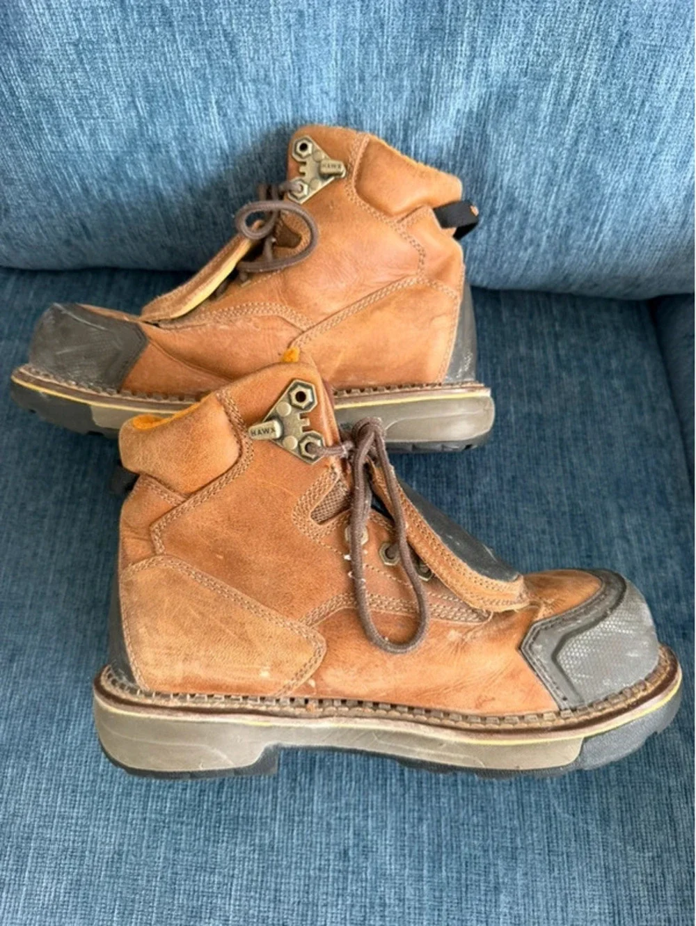 Hawx Men's Crew Chief External Met Guard Work Boots - Composite Toe size 9D